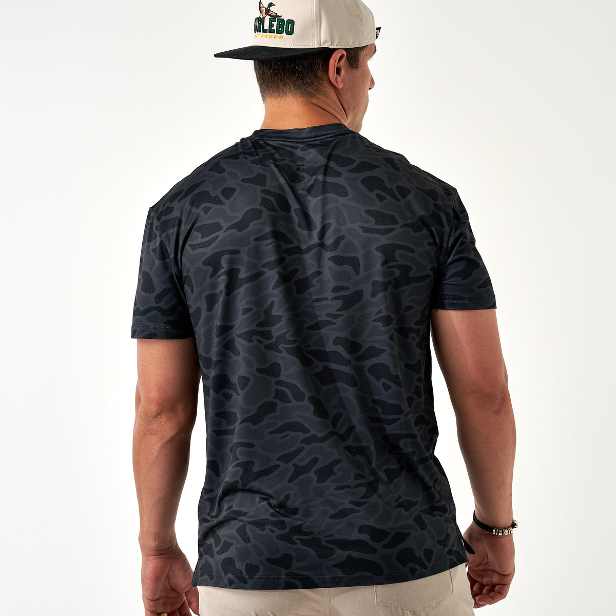 Go To Tee - Black Camo