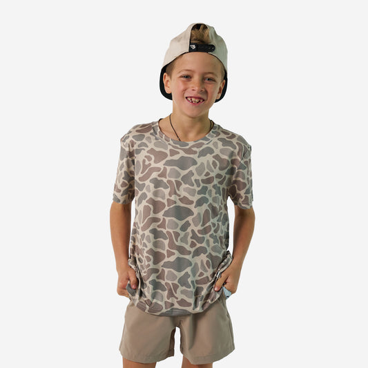 Youth Go To Tee - Classic Deer Camo