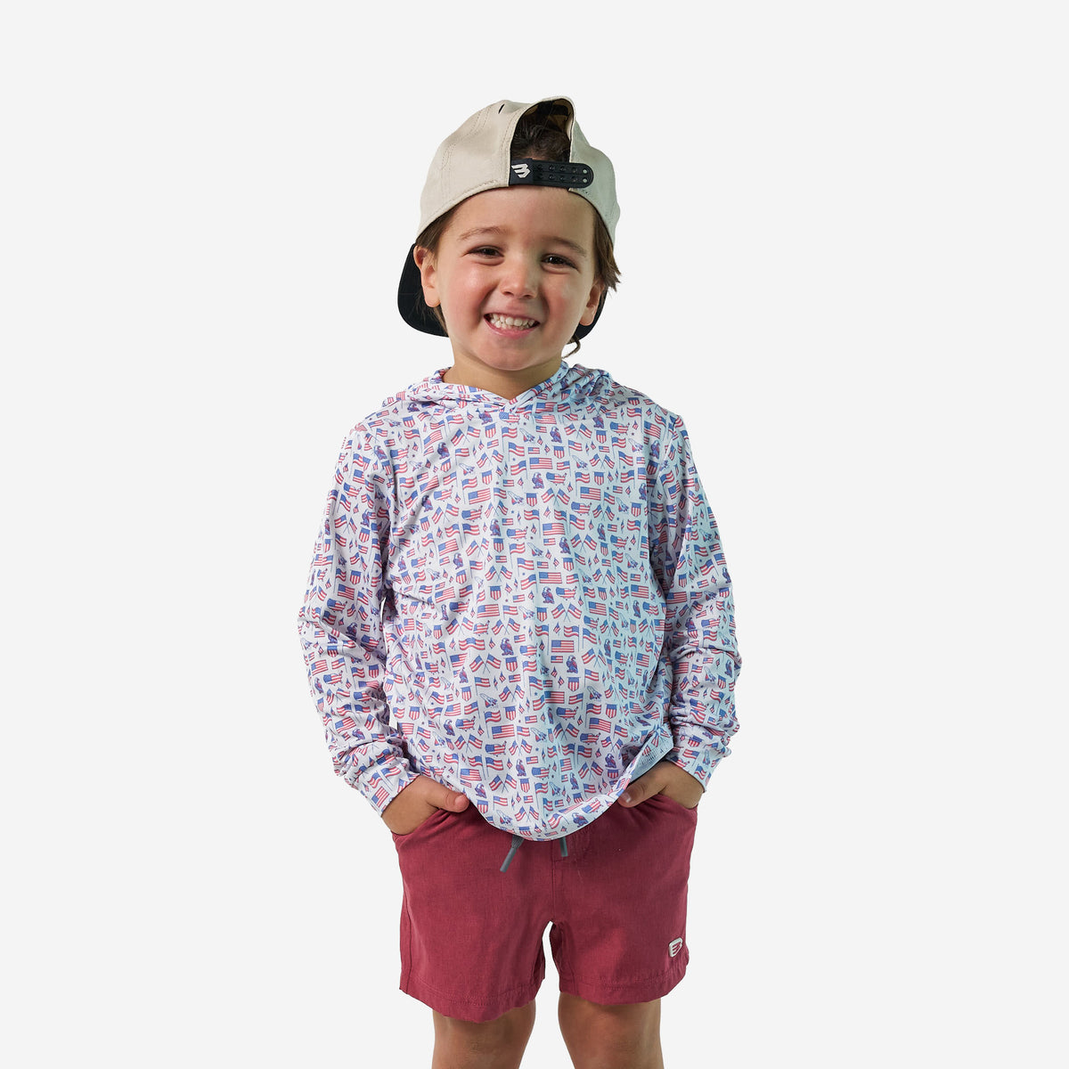 Youth Performance Hoodie - Old Glory