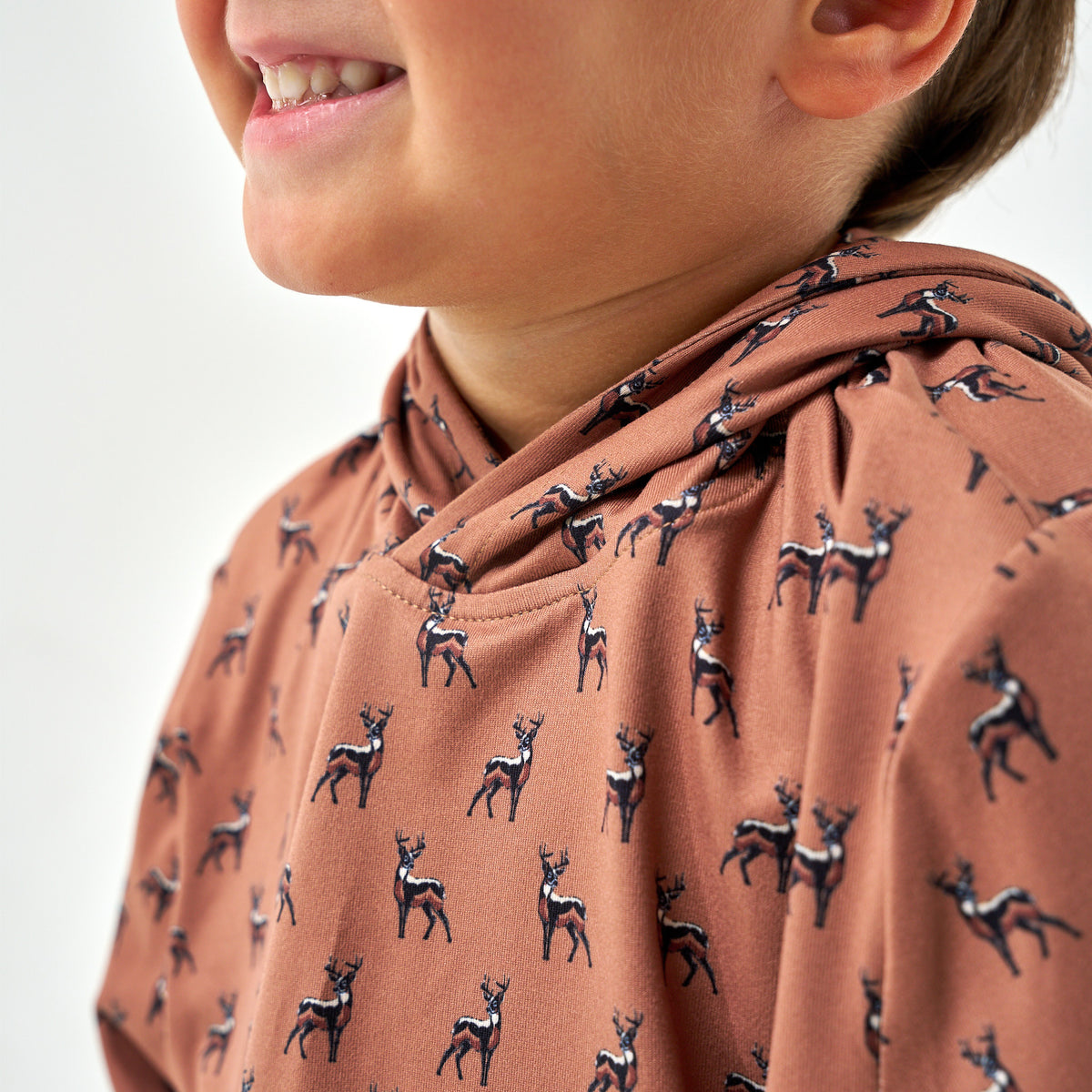 Youth - Performance Hoodie - Whitetail Deer - Brown