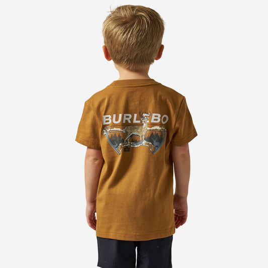 Youth Short Sleeve Tee - Bow Hunter - Light Brown