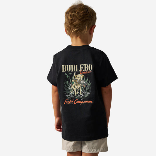 Youth Short Sleeve Tee - Field Companion - Black