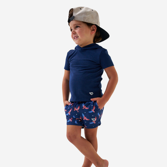 Youth Swim Trunk - USA Eagle