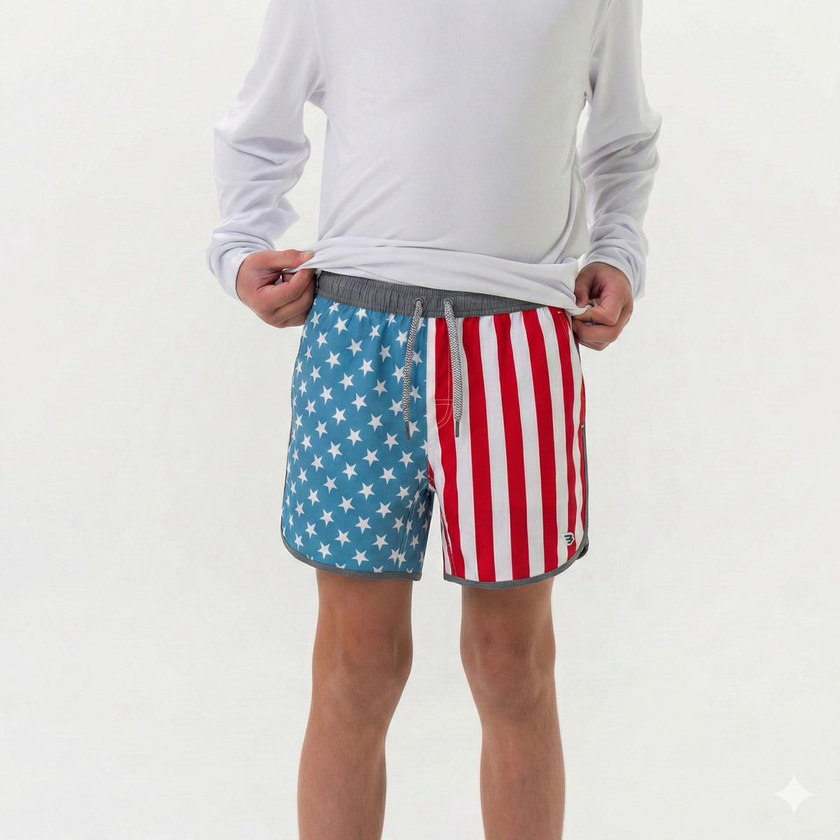 Youth Swim Trunk - Throwback USA