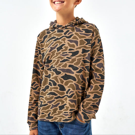 Youth Thermal Hoodie - Gauge Camo
