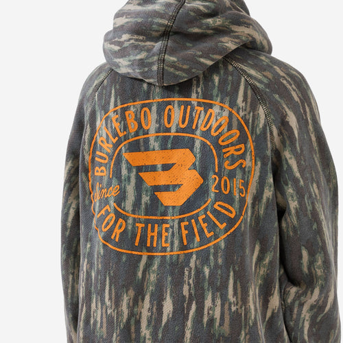 Youth Vintage Washed Graphic Hoodie - Field Badge — image 4