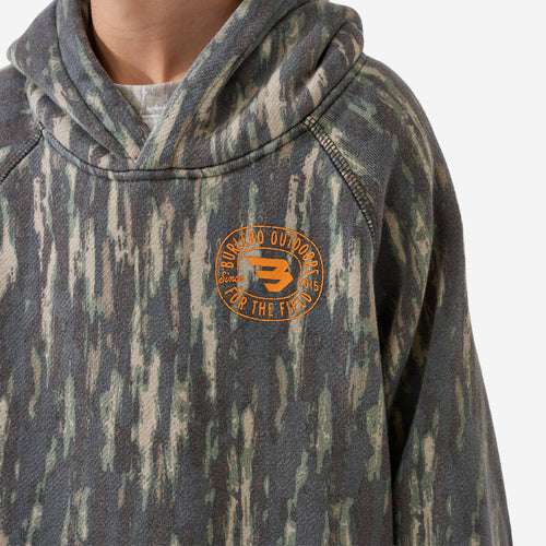 Youth Vintage Washed Graphic Hoodie - Field Badge — image 2