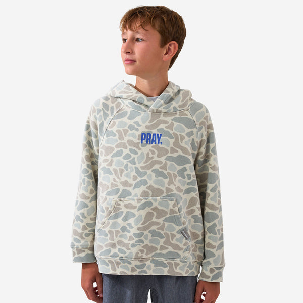 Youth - Vintage Washed Graphic Hoodie - Pray