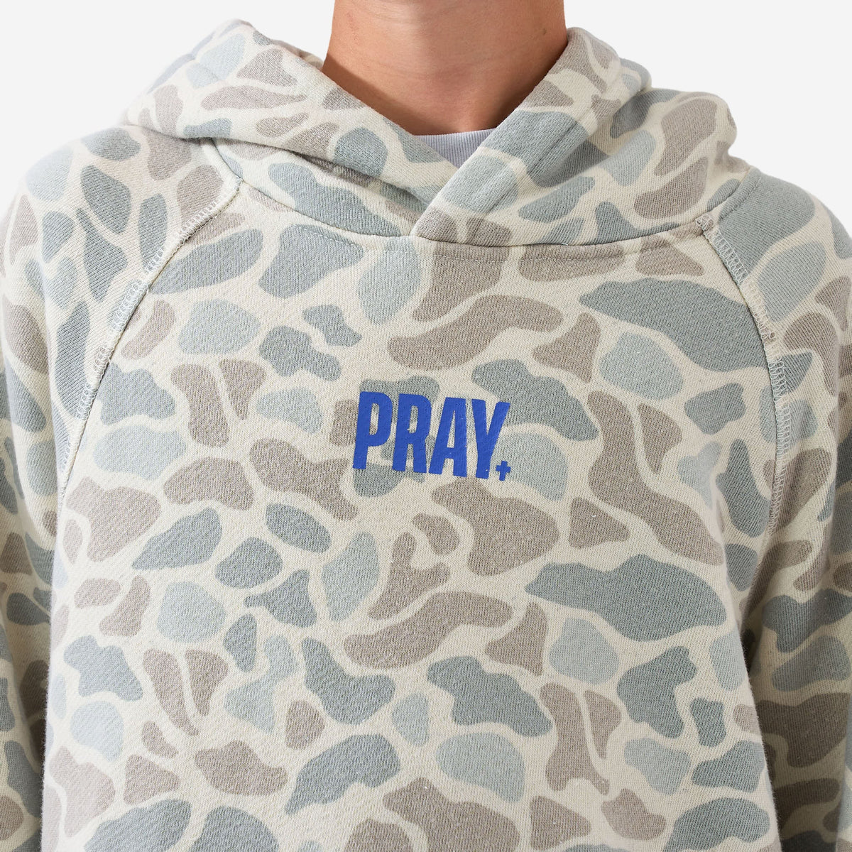 Youth - Vintage Washed Graphic Hoodie - Pray — image 2