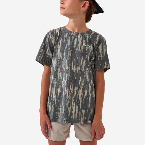 Youth - Vintage Washed Graphic Tee - Proverbs 27:17 - Midland Camo