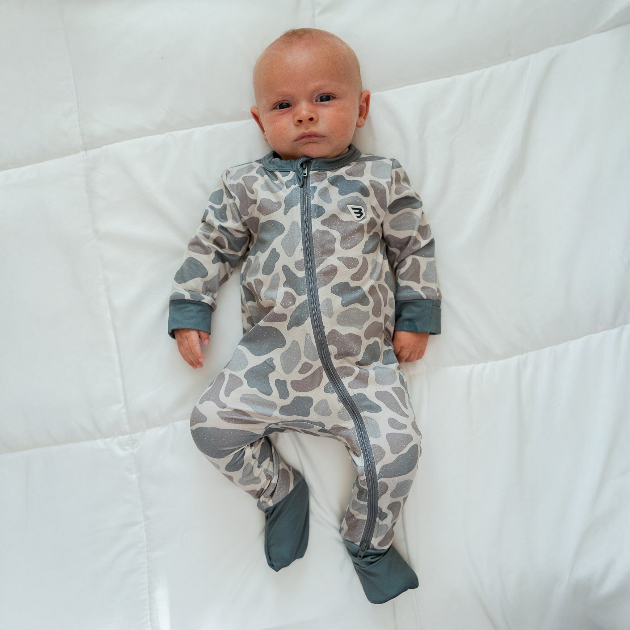 Burlebo Baby Zip Up - Classic Deer Camo Burlebo Baby Zip Up - Classic Deer Camo