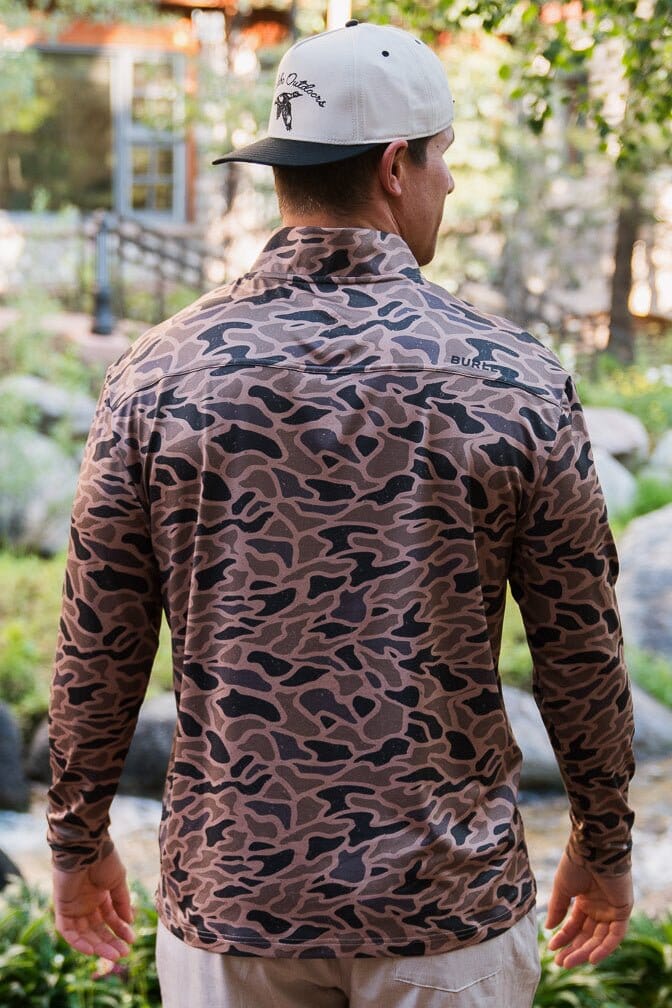 Burlebo-Quarter Zip - Rocky Mountain Camo main image 1