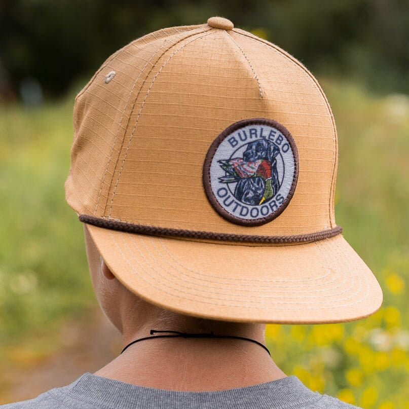 Youth Cap - Duck and Dog - Coyote Tan - BURLEBO