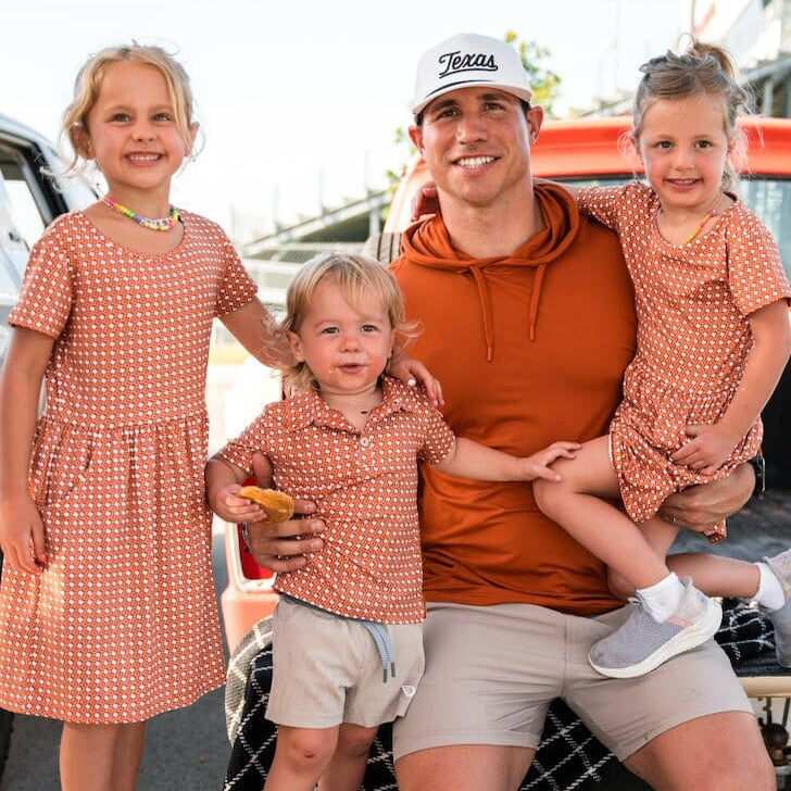 texas orange dress Girls Toddler Vive La Fete Texas Orange Texas Longhorns Impressions Artwork Tank Top Dress