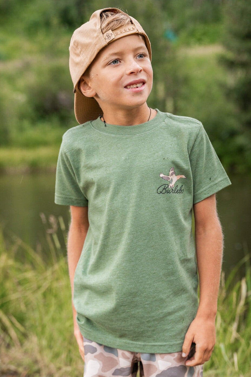 Youth Tee - Timber Ducks - SS - Dark Heather Grey