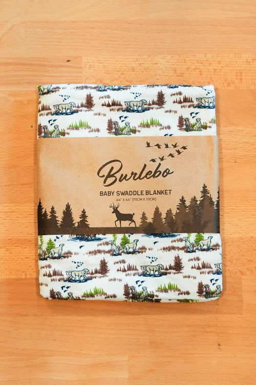 Baby Swaddle - Ducks and Dogs - BURLEBO