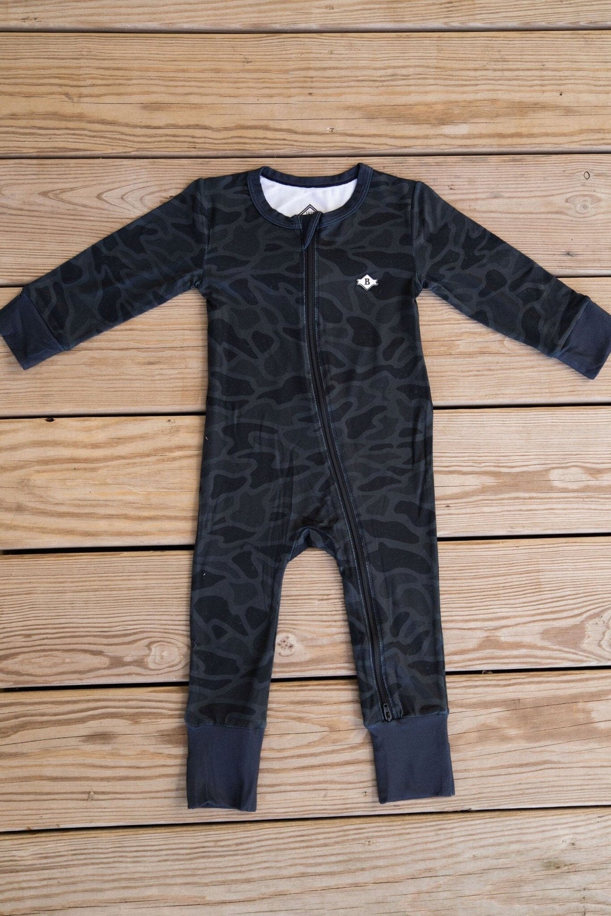 Baby Zip Up - Black Camo - BURLEBO