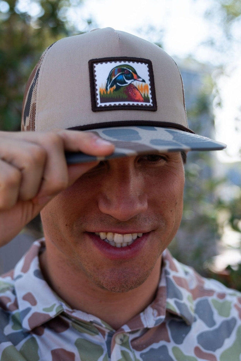 Youth Burlebo Cap -Retro Camo Duck main image 0