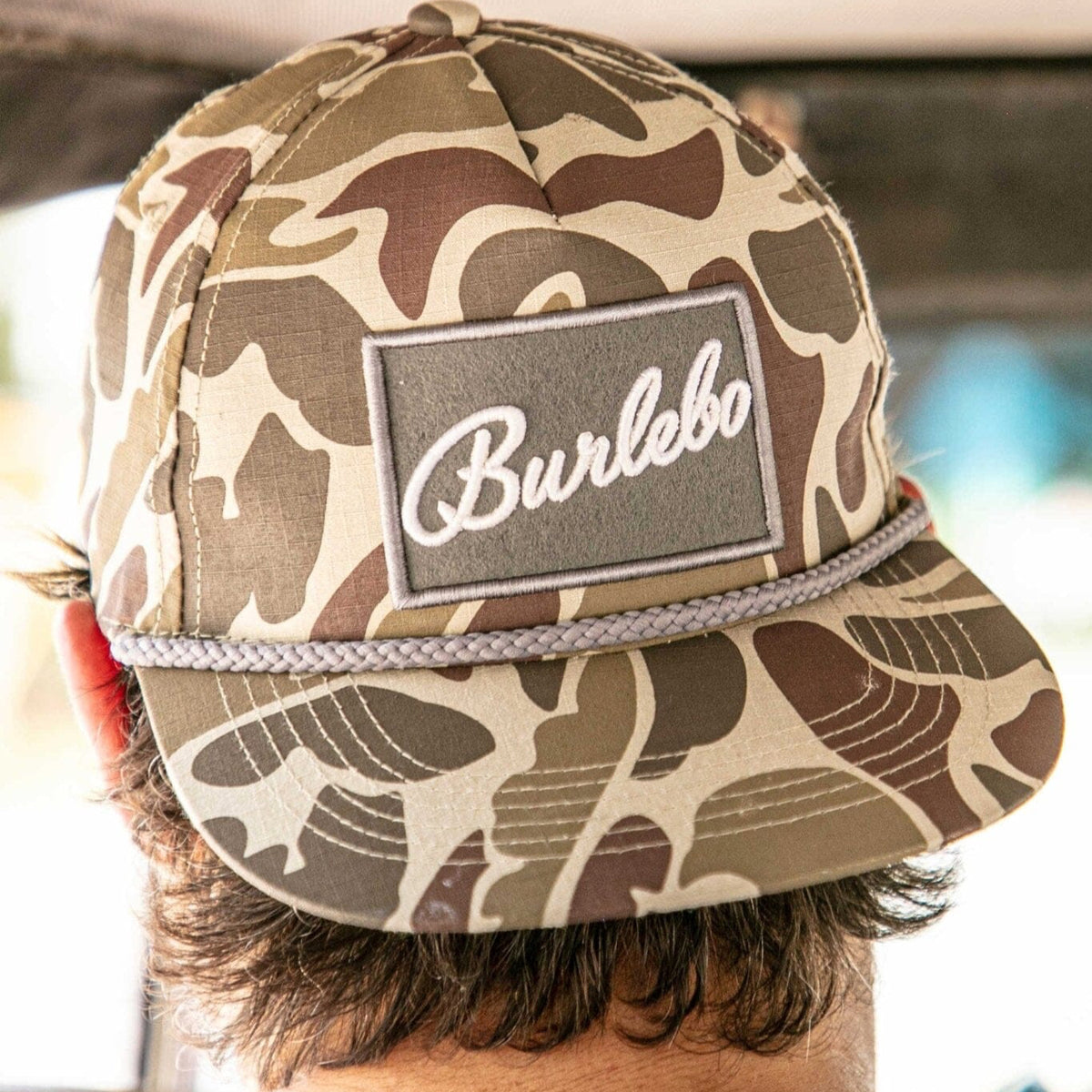 Cap - BURLEBO Grey Patch - Camo