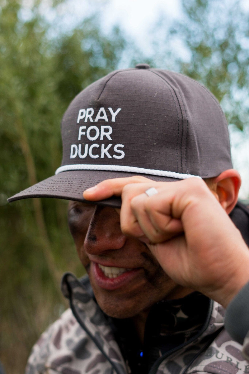 Cap - Pray for Ducks - Charcoal – BURLEBO