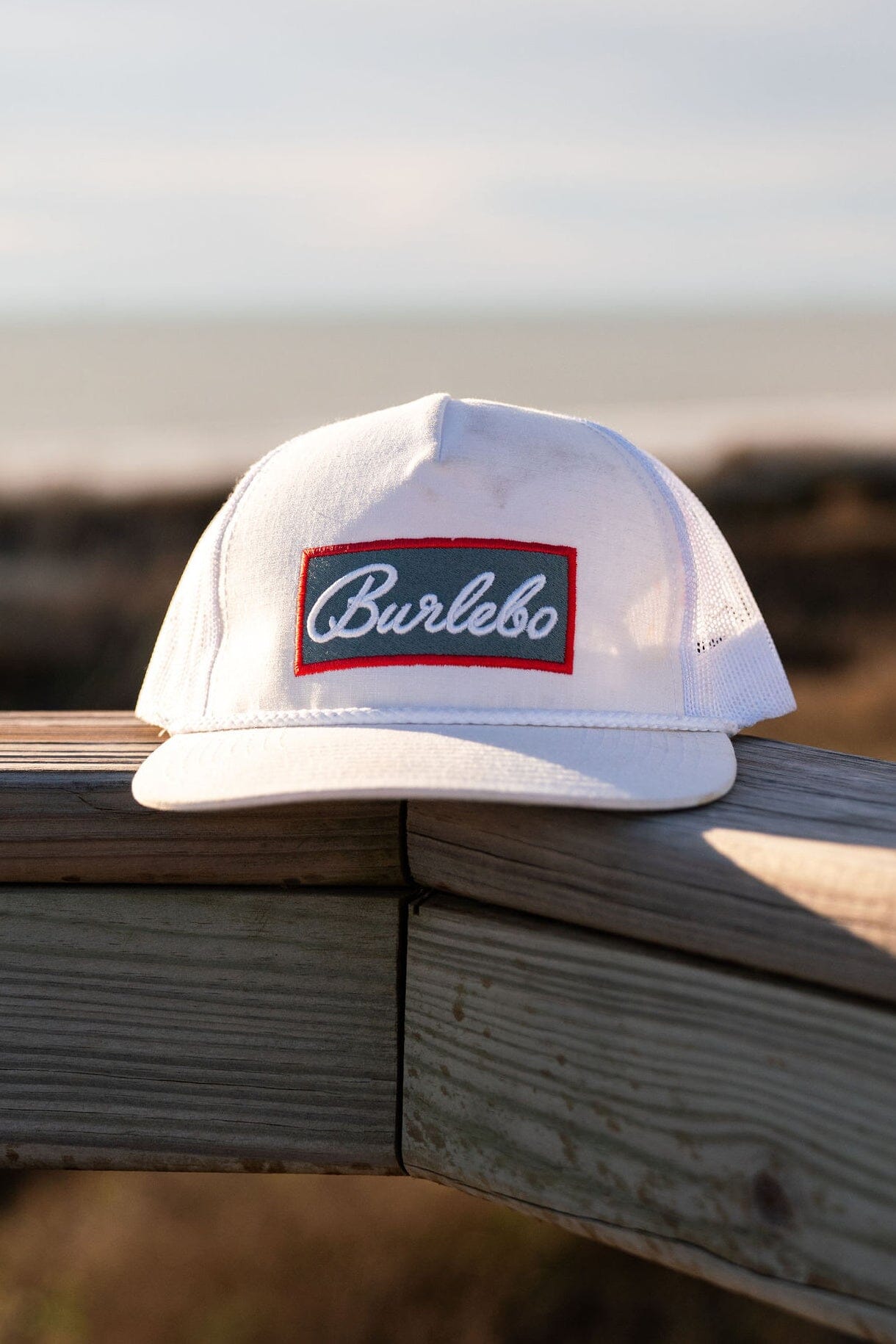 Burlebo Cap - Grey Patch White