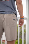 Everyday Short - Cobblestone - Great Outdoors Pocket - BURLEBO