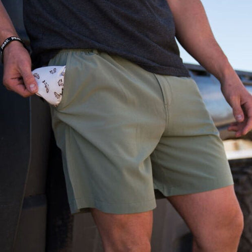 Burlebo - 7”- Everyday Performance Shorts -Deep Water Navy - Mayan Pocket main image 0