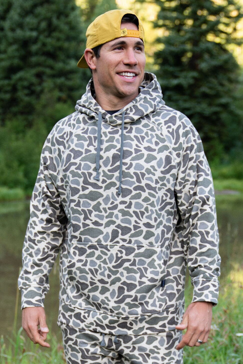 camo fleece hoodie mens