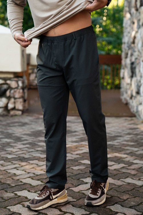 Gun Metal Grey Performance Pant - BURLEBO