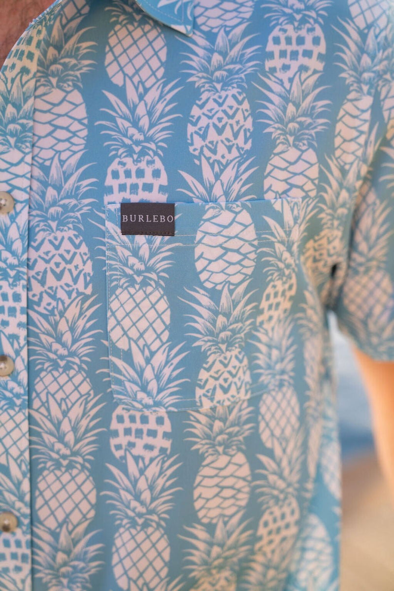 Performance Button Up - Pineapple - BURLEBO
