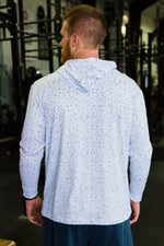 Performance Hoodie - White Speckled - BURLEBO