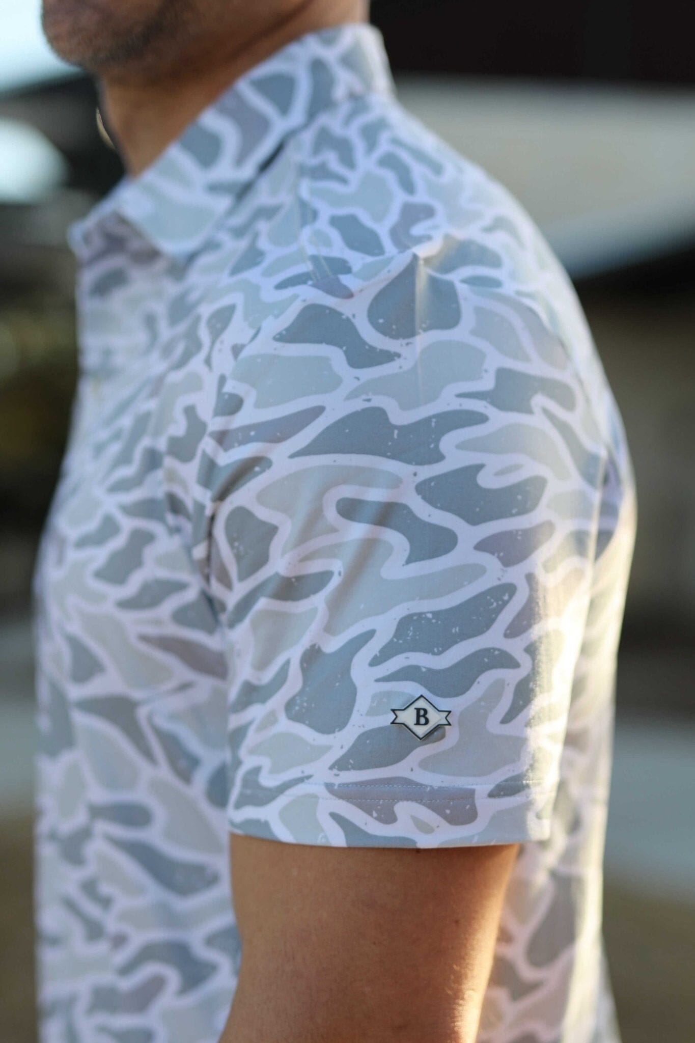 Performance Polo White Camo BURLEBO — free download