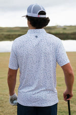 Performance Polo - White Speckled - BURLEBO