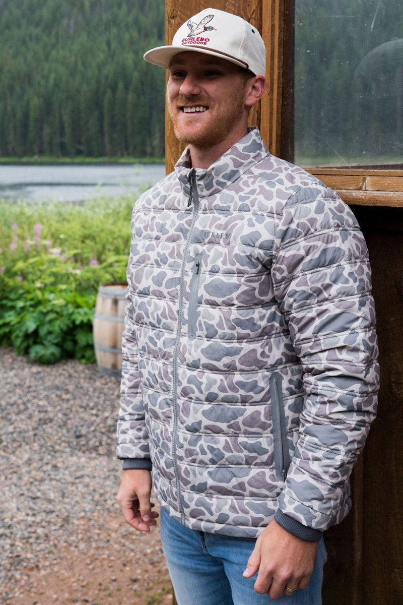 Puffer Jacket - Classic Deer Camo - BURLEBO