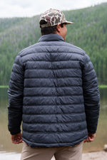 Puffer Jacket - Gun Metal Grey - BURLEBO