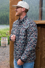 Puffer Jacket - Throwback Camo - BURLEBO