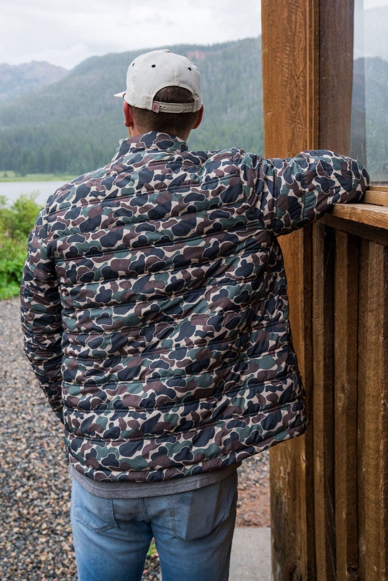 Puffer Jacket - Throwback Camo - BURLEBO