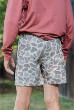 Youth Shorts - Deer Camo - Grey Pocket - BURLEBO