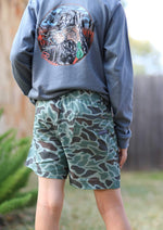 Youth Shorts - Retro Duck Camo - BURLEBO