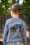 Youth Tee - Black Lab Dog Long Sleeve - BURLEBO