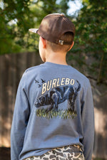 Youth Tee - Black Lab Dog Long Sleeve - BURLEBO