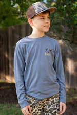 Youth Tee - Black Lab Dog Long Sleeve - BURLEBO